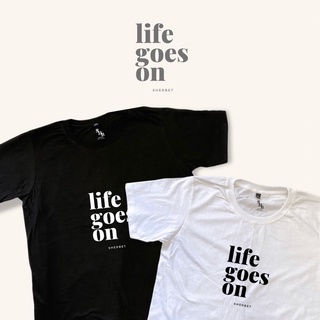 sherbettee|เสื้อยืดลาย life goes on