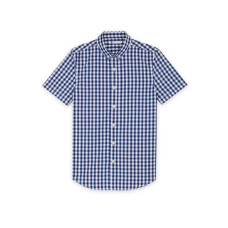 AIIZ (เอ ทู แซด) - เสื้อเชิ้ตแขนสั้นผ้าพิมพ์ลาย  Gingham Short Sleeve Shirts