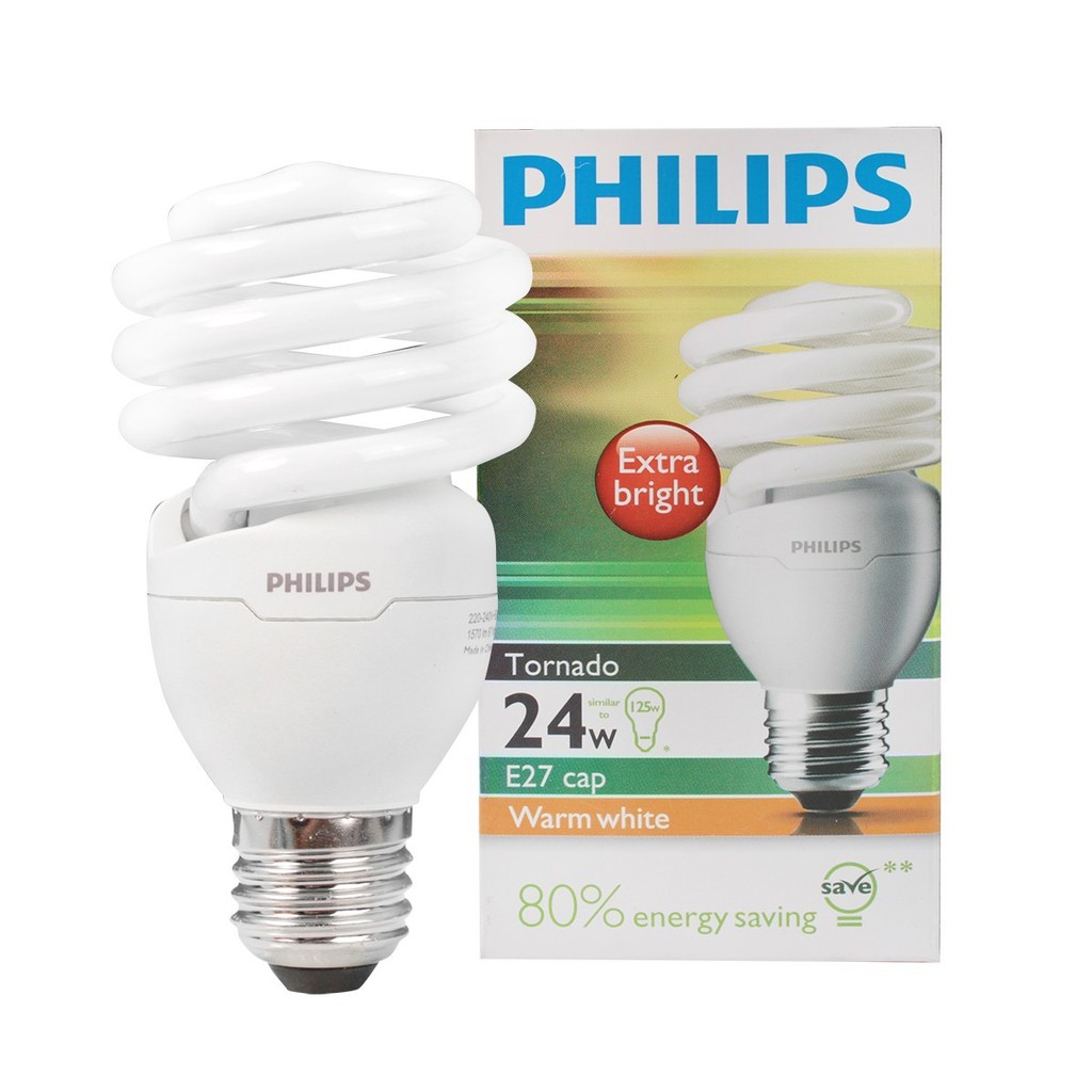 philips-หลอดไฟเกลียวแบบประหยัดไฟ-tornado-24-วัตต์-หลอดไฟ