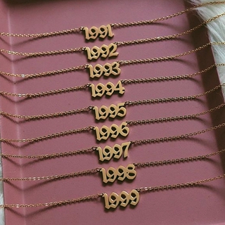 ภาพขนาดย่อของภาพหน้าปกสินค้าสร้อยคอแฟชั่น แต่งจี้ตัวอักษรภาษาอังกฤษ 12 นักษัตร 1991-1999 จากร้าน fantastic789.th บน Shopee ภาพที่ 3