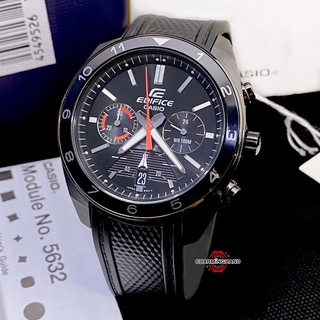 แนวสปอร์ตคัดมาเน้น ๆ สำหรับผู้ชายเท่ๆ นาฬิกาข้อมือผู้ชายแท้ Casio Edifice นาฬิกาแท้ สายเรซิ่น คาสิโอลดราคา EFV-590PB-1