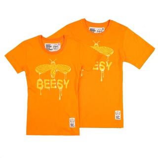Beesy T-shirt เสื้อยืด รุ่น Honey Bee (ผู้ชาย) แฟชั่น คอกลม ลายสกรีน ผ้าฝ้าย cotton ฟอกนุ่ม ไซส์ S M L XL