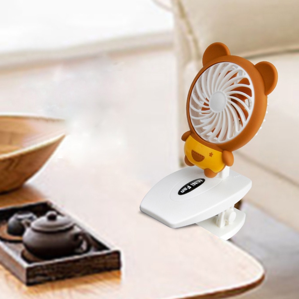 ใหม่-small-fan-พัดลมพกพาพัดลมตั้งโต๊ะทำงานแบบหนีบได้รุ่น-rechargeable-mini-fan
