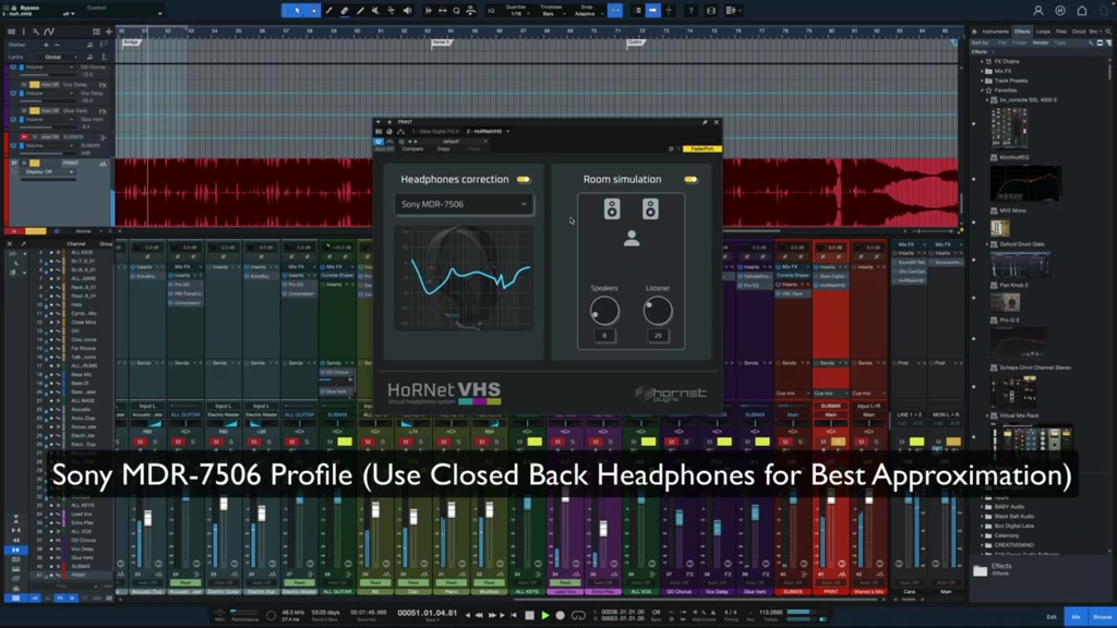 hornet-vhs-vst-software-plugins-windows-mac-เฮดโฟน-มิกซ์-ปลั๊กอิน-mix-ด้วย-headphone