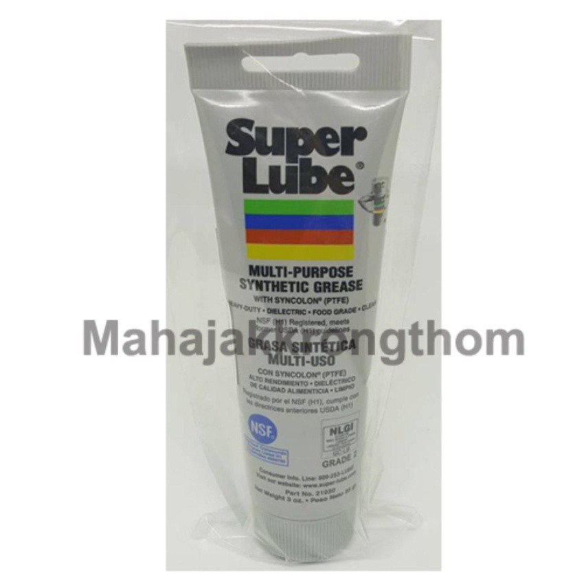 ภาพหน้าปกสินค้าSuper Lube Synthetic Grease Tube จาระบีอเนกประสงค์ ผสม Syncolon(Teflon) (PTFE) 85 กรัม จากร้าน mahajakkrongthom บน Shopee