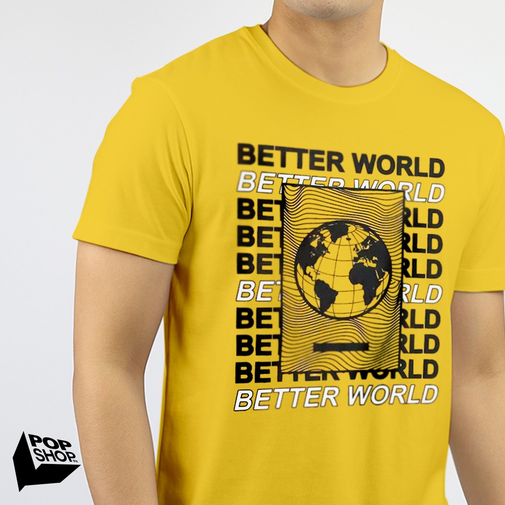เสื้อวินเทจชาย-เสื้อยืดกราฟิกผู้ชาย-better-world-ของ-popshop-โกเมน-s-5xl