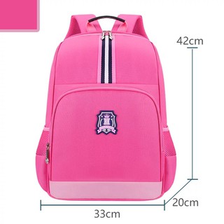 ภาพหน้าปกสินค้ากระเป๋า กระเป๋านักเรียน (ขนาด 42x33x20 cm) School bag มีให้เลือก 4 สี กระเป๋ากันน้ำ ดีไซด์เนียบ เรียบร้อย เหมาะสำหรับเด็ ซึ่งคุณอาจชอบราคาและรีวิวของสินค้านี้