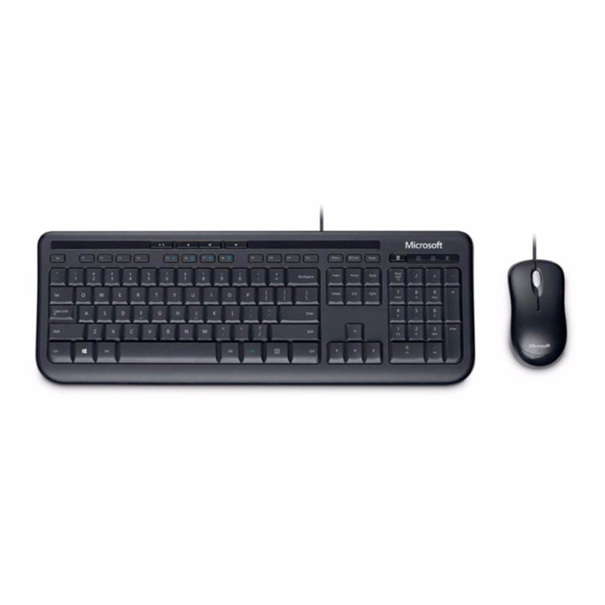 ภาพหน้าปกสินค้าMICROSOFT KEYBOARD & MOUSE (คีย์บอร์ดและเม้าส์) DESKTOP 600 (APB-00021) จากร้าน jib_officialshop บน Shopee