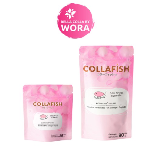 ภาพหน้าปกสินค้าคอลลาเจน Collagen Collafish 80,000 mg./35,000 mg. คอลล่าฟิช คอลลาเจนแท้จากปลา คาวน้อย ละลายง่าย จากร้าน bella_colla_by_wora บน Shopee