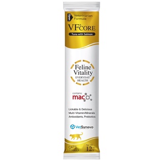 ภาพหน้าปกสินค้าVFcore Vitality (1 ซอง) แมวเลียวิตามิน บำรุงแมว สุขภาพรวม แมวแข็งแรง  กินง่าย มีประโยชน์ ที่เกี่ยวข้อง