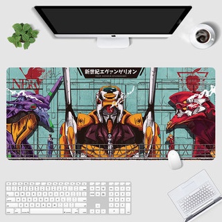 【COD】Evangelion แผ่นรองเมาส์ EVA แผ่นรองเมาส์ขนาดใหญ่ Evangelion แผ่นรองเม้าส์ NERV office cool อะนิเมะแป้นพิมพ์ pad