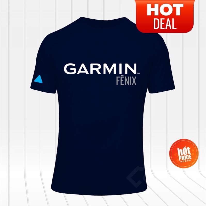 เสื้อยืดเด็กผช-dri-fitgarminfenixโลโก้เสื้อยืดแขนสั้นไมโครไฟเบอร์