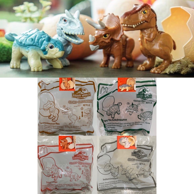 ภาพหน้าปกสินค้าMcDonalds Mcdonald Happy Meal Happymeal แมคโดนัลด์jurassicworld