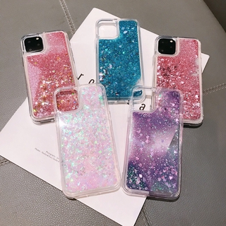 Samsung Galaxy A3 A5 A7 2016 2017 A8 A6 Plus A9 J2 Pro 2018 A750 Liquid Quicksand Star Heart Glitter Soft Phone Case