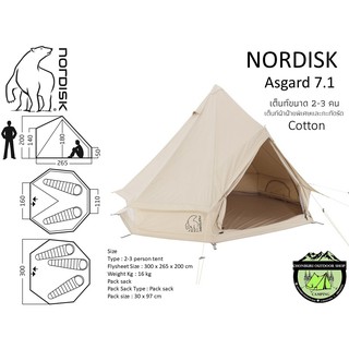 Nordisk Asgard 7.1 #เต๊นท์ขนาด 2-3 คน