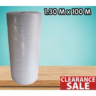 **Air Bubble ม้วนพลาสติกกันกระแทก 130 CM x 100 M ส่งฟรี