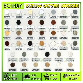 Ecodiy สติกเกอร์ฟิล์ม 15 มม. มีกาวในตัว สําหรับตกแต่งเฟอร์นิเจอร์ 96 ชิ้น