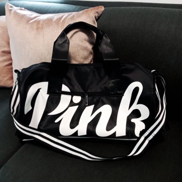 แท้💯 VICTORIA'S SECRET PINK GYM DUFFLE BAG Shopee Thailand