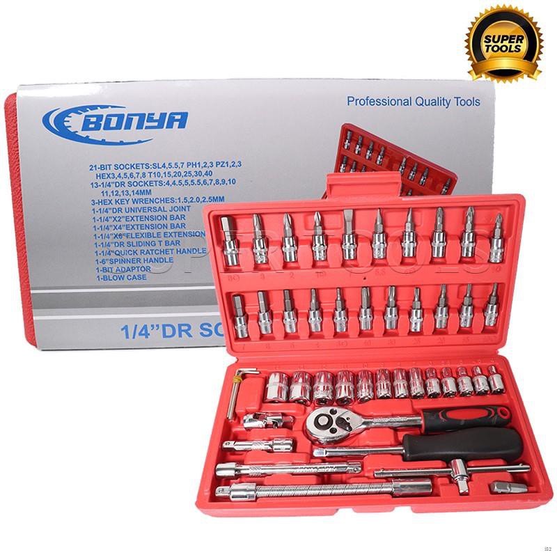 ☒BONYA TOOL KINGชุดเครื่องมือช่างอเนกประสงค์ ชุดเครื่องมือ ชุดประแจ