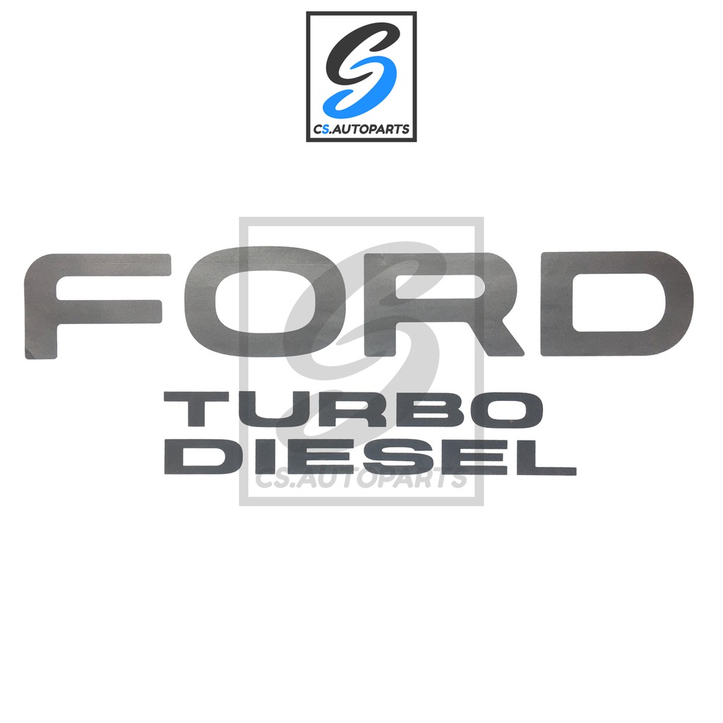 สติ๊กเกอร์-ford-turbo-diesel-ติดฝาท้ายกระบะ