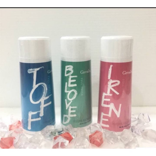 พร้อมส่ง-กิฟฟารีน-แป้งหอมโรยตัว-สูตรเย็น-หอมละมุน-สดชื่น-เนื้อแป้งละเอียด