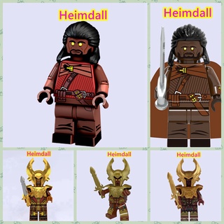 ของเล่นตัวต่อเลโก้ Marvel Thunder god Heimdall เข้ากันได้กับของเล่นเด็ก