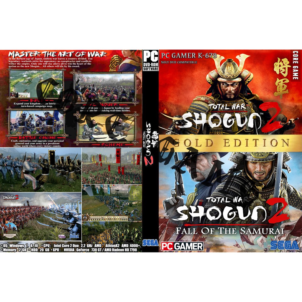 total-war-shogun-2-gold-edition-new-15-dlc-แผ่นและแฟลชไดร์ฟ-เกมส์-คอมพิวเตอร์-pc-และ-โน๊ตบุ๊ค