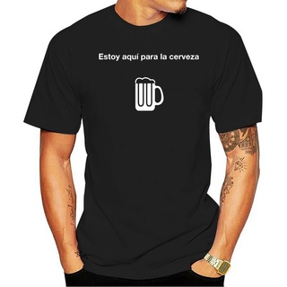 ใหม่ เสื้อยืดลําลอง แขนสั้น พิมพ์ลาย Spanish Beer Message Ekcboi19Likhic00 สําหรับผู้ชาย