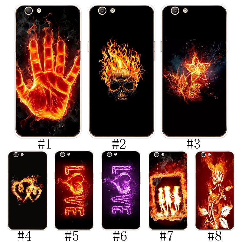 oppo-a71-a73-a77-a83-a1-a7x-f5-f9-pro-soft-tpu-silicone-phone-case-cover-flame-fire