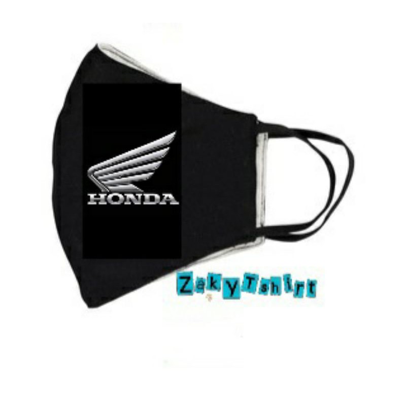 ภาพหน้าปกสินค้าหน้ากากผ้า แบบสะท้อนแสง 2 ชั้น สําหรับรถจักรยานยนต์ Honda มี 2 ชั้น จากร้าน iinalmahbubah84.th บน Shopee