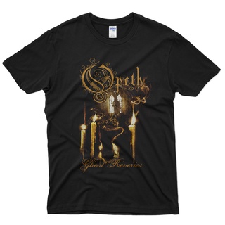 【100% cotton】พร้อมส่ง เสื้อยืด พิมพ์ลายวงร็อคอินดี้ Opeth Ghost Reveries คุณภาพสูง