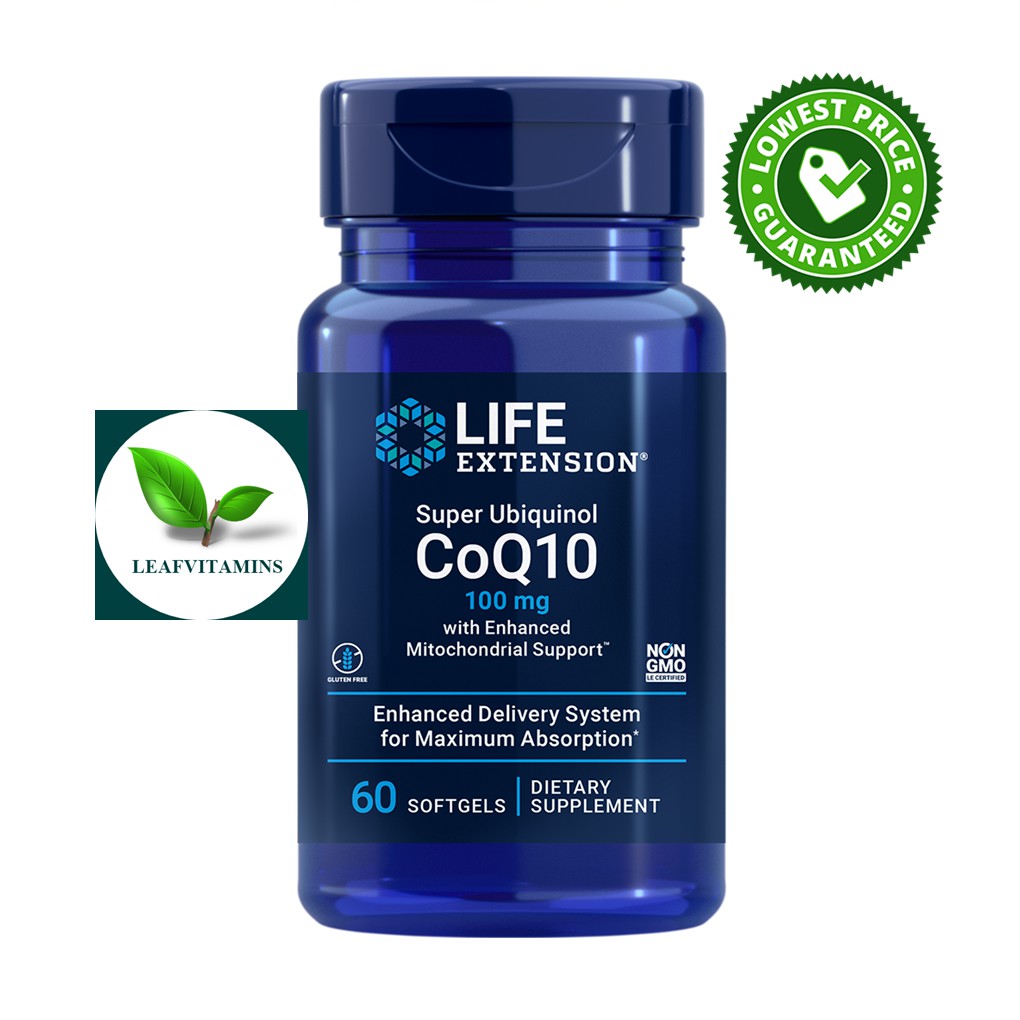 Life Extension Super Ubiquinol CoQ10 with Enhanced Mitochondrial
