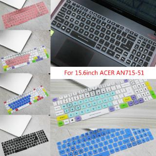 เคสซิลิโคนแป้นพิมพ์ แบบบาง สําหรับแล็ปท็อป Acer An715-51 15.6 นิ้ว