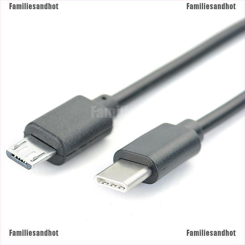 amiliesandhot-type-c-ตัวผู้-เป็น-micro-usb-ตัวผู้-ซิงค์สายชาร์จ-c-สายเคเบิล