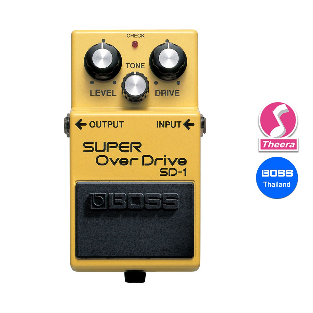 BOSS SD-1 OVERDRIVE เอฟเฟ็กต์กีตาร์ BOSS EFFECT SD1 รับประกันจากศูนย์ ...