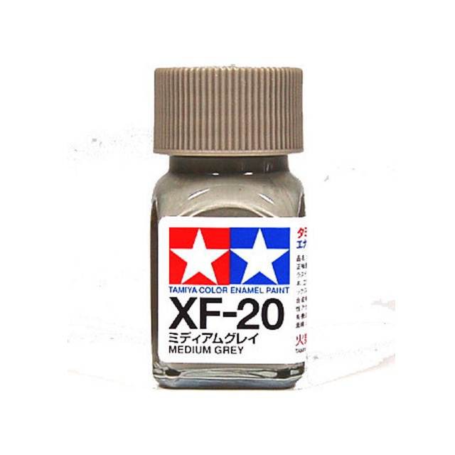 สีทามิย่าสูตรอีนาเมล-enamel-xf20-med-grey-10ml