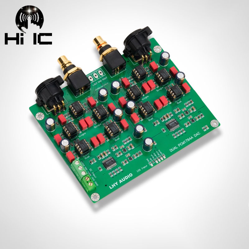 บอร์ดถอดรหัสเสียง PCM1794 PCM1794A DAC USB โคแอกเชียล HiFi 24Bit 192K ...