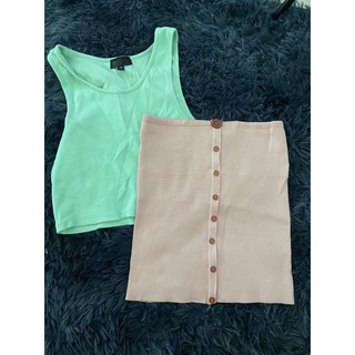 เสื้อครอป topshop พร้อมส่ง สภาพใหม่