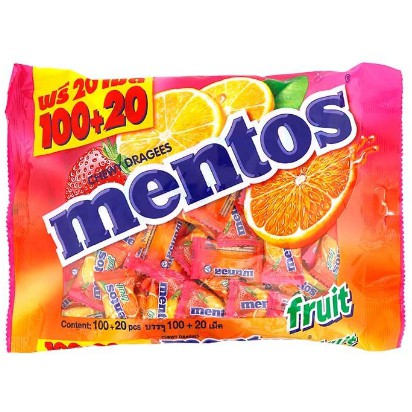 mentos-ลูกอมเมนทอส-100-เม็ด-มีหลายรสให้เลือก