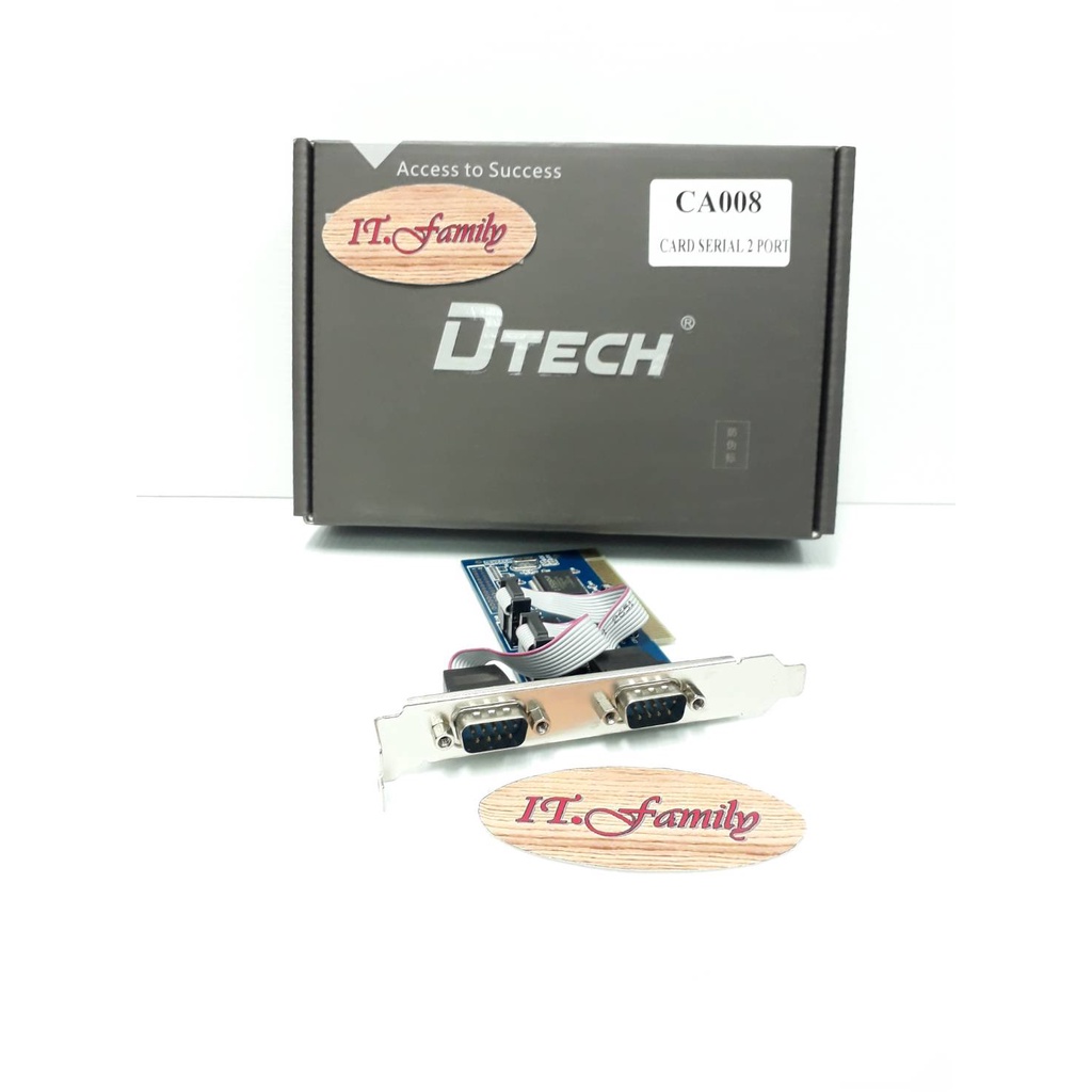 ตัวเพิ่ม PORT SERIAL / DB9 แบบ CARD PCI DTECH (ออกใบกำกับภาษีได้ ...