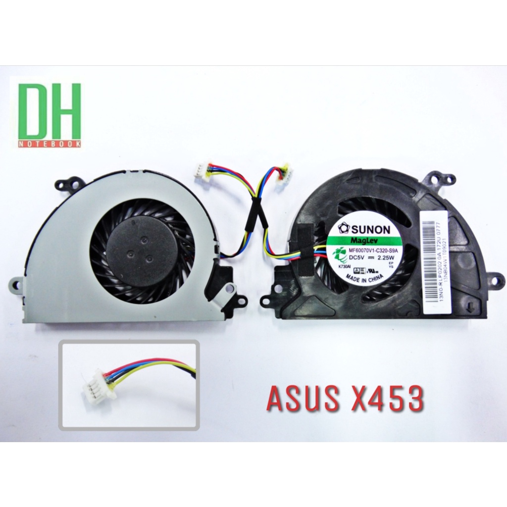 พัดลมโน้ตบุ้ค Asus X453 X453M X403M X553 X553M X553MA F553M D553M ...