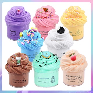 🍭เตรียมจัดส่ง🍭สไลม์ slime มีสินค้า พร้อมของตกแต่ง 70 มล ของเล่นคลายเครียด กลิ่นหอม นุ่ม ขนาดกรัม พัฟนุ่ม รูปคุกกี้ เค้ก