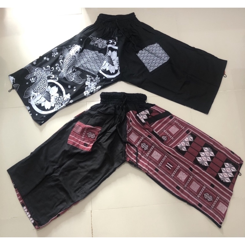 ภาพสินค้ากางเกง ซามูไร กางเกงผ้าฝ้าย กางเกงฮาเร็ม จากร้าน tong480 บน Shopee ภาพที่ 3