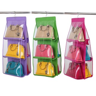 **พร้อมส่ง** ที่แขวนของ ชั้นแขวนกระเป๋า ที่เก็บกระเป๋า มี 8 สีให้เลือก Bag Storage