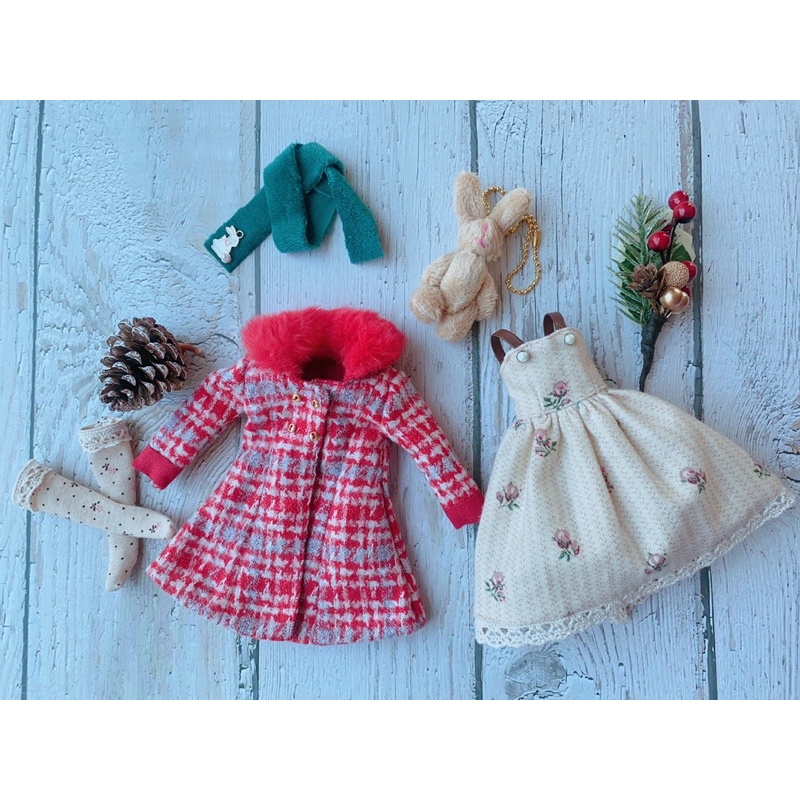 ชุดตุ๊กตาบลายธ์-winter-and-christmas-collection-for-blythe-วินเทอร์-คริสต์มาส-สำหรับตุ๊กตาบลายธ์ขนาด-30-ซม