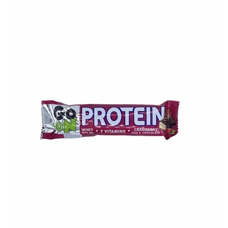 Go On Whey Protein Bar Cranberry And Chocolate 50g.