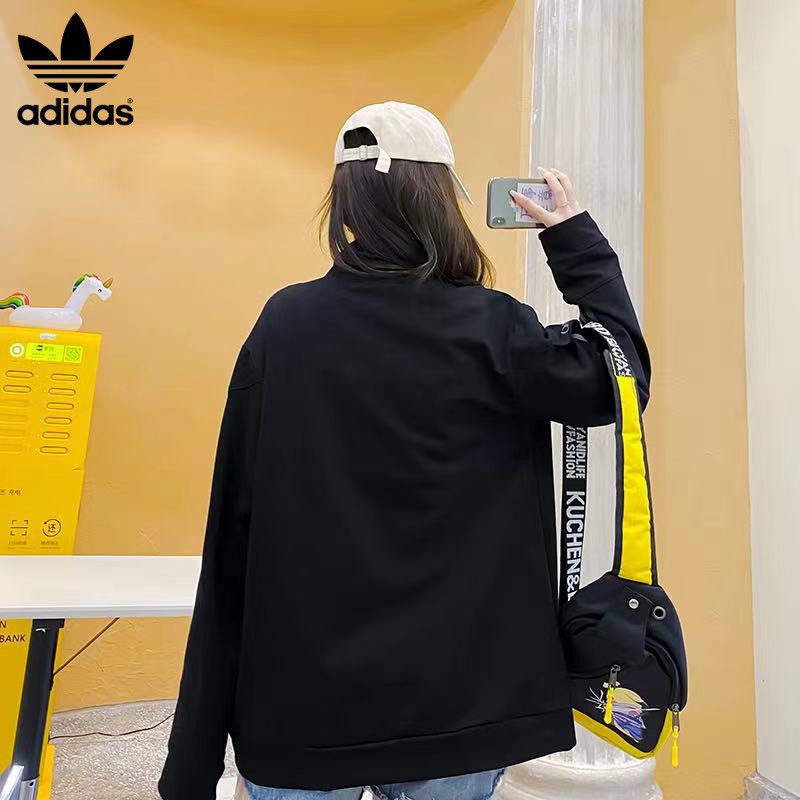 เสื้อแจ็คเก็ตลำลอง-adidasสำหรับผู้ชายและผู้หญิง-สวมใส่ได้40kg-72kg-ผู้ชายผู้หญิงใส่ได้หมด