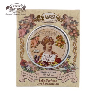 BEAUTY COTTAGE Victorian romance Memories of Love Solid Perfume-วิคตอเรียนโรแมนซ์ เมมโมรี่ ออฟเลิฟโซลิด เพอร์ฟูม (14g.)