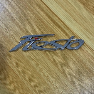 โลโก้ Fiesta ติดท้าย ฟอร์ด ขนาด 3.5x14.5 cm ราคาต่อชิ้น