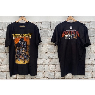 เสื้อวง MEGADETH X DC ลายพิเศษ ลิขสิทธิ์แท้จาก USAS-5XL